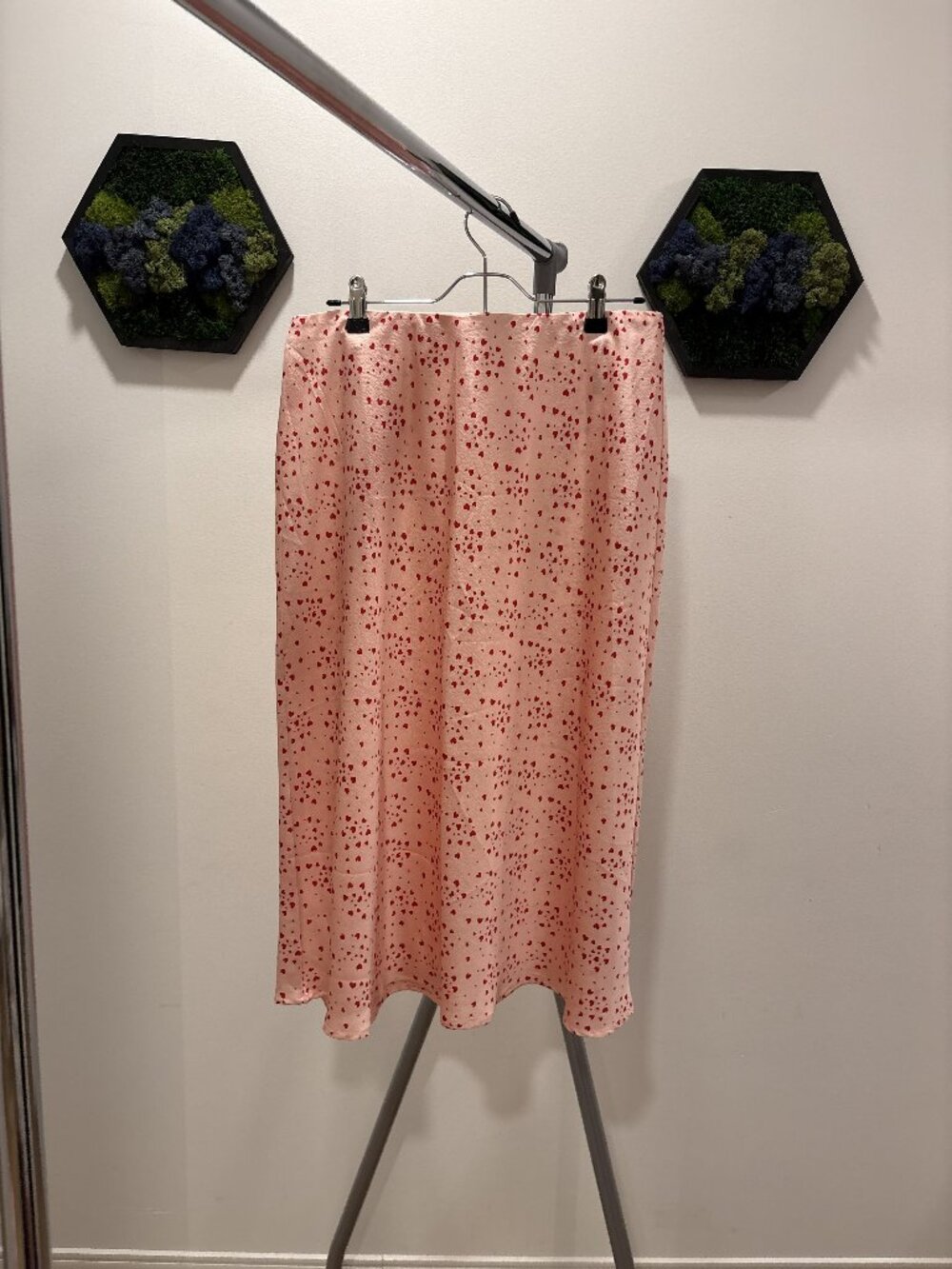 Pink Satin Skirt